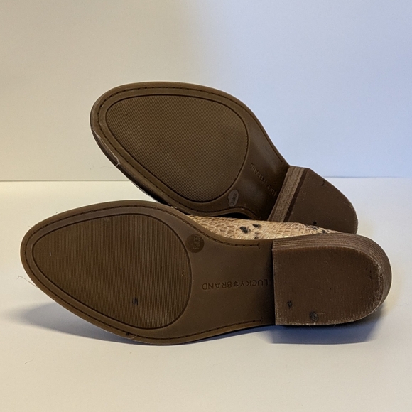 Lucky Brand Fausst Snakeprint Ankle Bootie - Picture 4 of 7